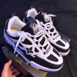 Louis Vuitton Men's Black and White Footwear - Image 2