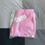 Spider Worldwide Men's Pink Joggers-tracksuits