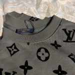 Louis Vuitton Men's Grey and Black Jumper - Image 2