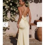 Billy J Women's Yellow and Cream Dress - Image 2