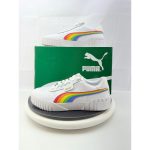 Puma Women's White and Blue Trainers - Image 2