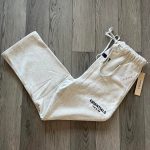 Fear of God Men's Grey and Cream Joggers-tracksuits - Image 2