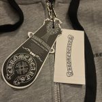 Chrome Hearts Men's Grey Hoodie - Image 2