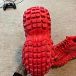 Balenciaga Men's Red and Orange Trainers - Image 2