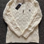 Polo Ralph Lauren Men's Cream and White Jumper - Image 2