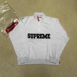 Supreme Men's Grey Sweatshirt