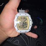 White and yellow Richard Mille RM 11-03 watch - Image 2