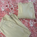 Alo Yoga Women's Cream and Tan Sweatshirt - Image 2