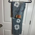 Denim Tears Men's Blue and Grey Jeans