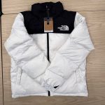 The North Face Men's White and Black Coat - Image 2