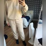 Pangaia Women's Cream and Tan Joggers-tracksuits - Image 2