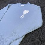 AMI Paris Men's Blue Jumper - Image 2