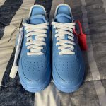 Nike Men's Blue and White Trainers - Image 2