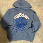 Spider Worldwide Men's Blue Hoodie