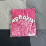 Spider Worldwide Men's Pink Hoodie