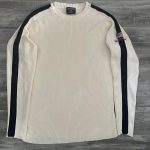 Polo Ralph Lauren Men's Cream and White Jumper