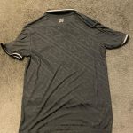 Adidas Men's Grey and Navy T-shirt - Image 3
