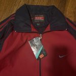 Nike Men's Navy and Burgundy Jumpsuit - Image 7