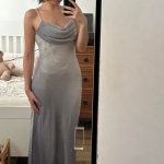Women's Blue and Grey Dress - Image 3