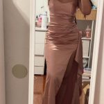 Women's Pink and Tan Dress - Image 3