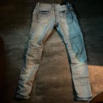 Amiri Men's Blue and Grey Jeans - Image 3