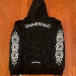 Men's black chrome hoodie - Image 3