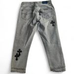 Men's Blue and Grey Jeans - Image 3