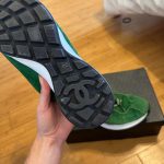 Chanel Women's Green Trainers - Image 3