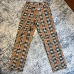 Burberry Men's Tan and Brown Trousers