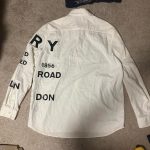 Burberry Men's White and Cream Shirt - Image 3