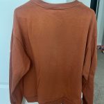 Women's Orange and Brown Sweatshirt - Image 3