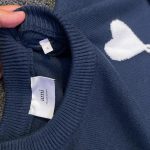 AMI Paris Men's Navy and Blue Jumper - Image 3