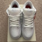 Supreme Men's White and Silver Trainers - Image 3