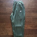 Nike Men's Green and Khaki Joggers-tracksuits - Image 3