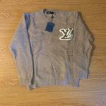 Louis Vuitton Men's Brown and Grey Jumper