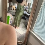 Women's Green and Khaki Dress - Image 4