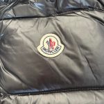 Moncler Men's Black and Navy Coat - Image 5