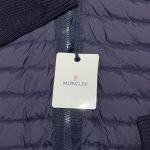 Moncler Men's Navy and Blue Jacket - Image 9
