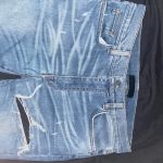 Amiri Men's Blue and Navy Jeans - Image 5