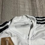 Adidas Men's Grey and White T-shirt - Image 4