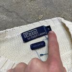 Polo Ralph Lauren Men's White and Cream Jumper - Image 4