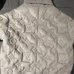 Louis Vuitton Men's Grey and Silver Coat - Image 4
