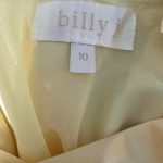 Billy J Women's Yellow and Cream Dress - Image 4