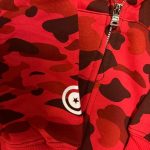 BAPE Men's Red Hoodie - Image 4