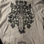 Chrome Hearts Men's Grey Hoodie - Image 4