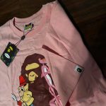 BAPE Men's Pink and Orange T-shirt - Image 4