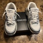 Chanel Men's White Trainers - Image 4
