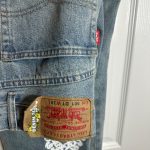 Denim Tears Men's Blue and Grey Jeans - Image 4