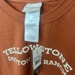 Women's Orange and Brown Sweatshirt - Image 4
