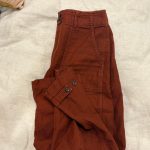 Gap Women's Brown and Orange Trousers - Image 4